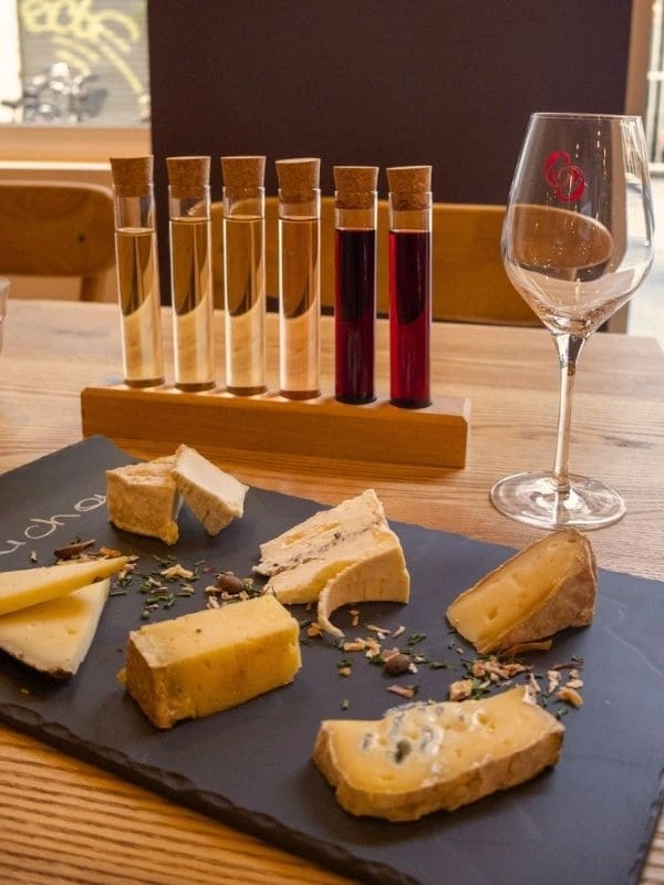 dégustation vins et fromages